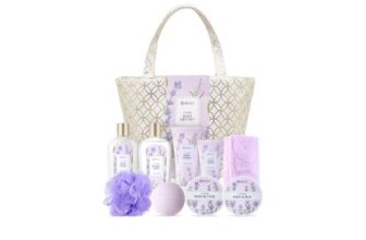 The Hot Sale 10-Piece Lavender-Scented Spa Bath Gift Set