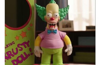 The Simpsons Krusty the Clown Talking Plush