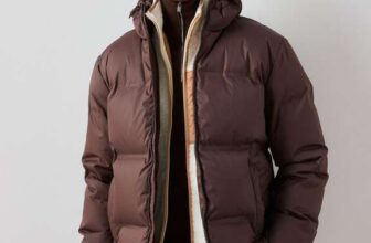 The Very Collection Feather and Down Heat Sealed Midweight Padded Jacket – Brown (Sizes S – 3XL) – Free Click and Collect