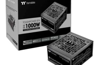 Thermaltake Toughpower SFX 1000 Watt PCIE 5.1 Fully Modular 80 Platinum PSU/Power Supply
