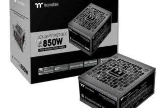 Thermaltake Toughpower SFX 850 Watt PCIE 5.1 Fully Modular 80 Platinum PSU/Power Supply