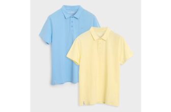 Threadbare Multi 2-Pack Cotton Jersey Polo Shirts