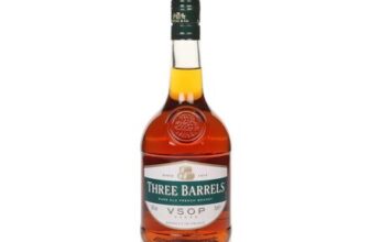 Three Barrels Rare Old French Brandy
