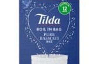 Tilda Boil in Bag Pure Basmati Rice4x62.5g