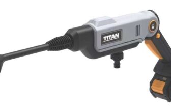 Titan TTI855PRW 22bar 18V 1 x 5.0Ah Li-Ion Cordless Hand-Held Pressure Washer (free C&C)