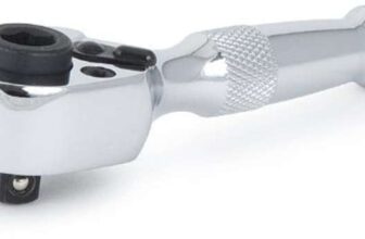 Titan Tools 12101 1/4-Inch & Hex Drive 3-Inch Mini Ratchet