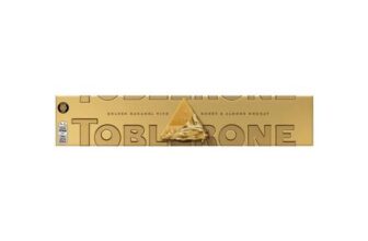 Toblerone Golden Caramel with Honey & Almond Nougat Bar 360g