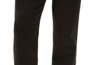 Tommy Hilfiger Mens Harlem Brushed Twill Tapered Fit Trousers – Black 30W 34L / 31W 30L – £13.78