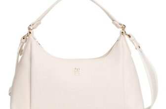 Tommy Hilfiger TH Essential Shoulder Bag AW0AW18373 Beige, One Size