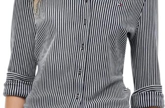 Tommy Hilfiger Womens 1985 Slim Shirt with Pointed Collar