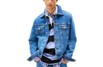 Tommy Jeans Mens Regular Trucker Denim Jacket Medium