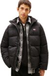 Tommy Jeans Mens Tjm Vail Hooded Puffer Ext Dm0dm22296 Puffer Jacket – Size S