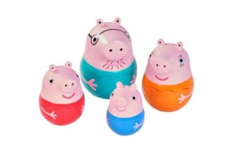 Tomy Peppa Pig Nesting Family Bath Toy