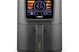 Tower AIRX 5L Digital Single Basket Air Fryer with A.I & Vortx Technology