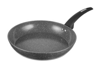 Tower Cerastone T81242 Forged Frying Pan with Non-Stick Coating and Soft Touch Handles, 28cm, Graphite