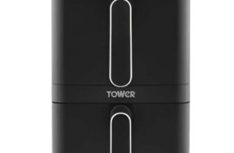 Tower T17190 Vortx XL Dual Stack Air Fryer with Digital Control Panel, Space Saving Design, 6 Preset Cooking Modes with voucher