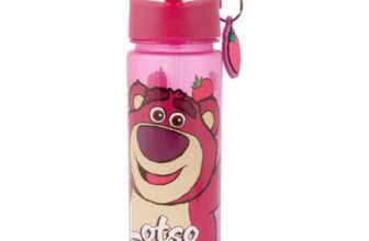 Toy Story Lotso 500ml Water Bottle with Keyring Charm