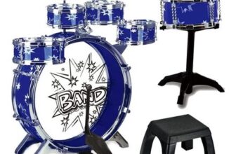 Toyvelt Big Bang Rock & Rhythm Drum Kit 12 Piece Musical Toy