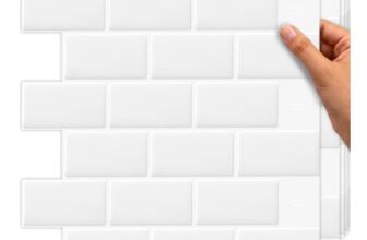 TradeDownCo Peel & Stick Wall Tiles (10 Sheets)