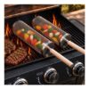 Treat Factory BBQ Rolling Grill Baskets – Set of 2