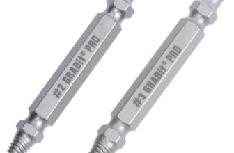 Trend Advanced Damaged Screw Remover Set, Pack of 2, Sizes No.2 & No.3, High Speed Steel Bits, GRAB/SE1/SET