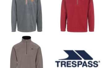 Trespass Mens 1/2 Zip Microfleece Blackford (Selected colours) (XS/S/M/L/XL/XXL/XXXL)