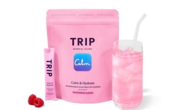 Trip Calm & Hydrate Electrolyte Magnesium Powder Wild Raspberry