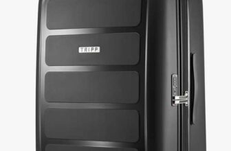 Tripp Travel Large Suitcase – Black with code