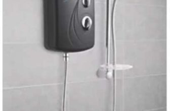 Triton Enrich Black/Chrome 8.5kW Manual Electric Shower (1015G) (Free C&C)