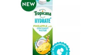 Tropicana Hydrate Pineapple Fruit Juice with Coconut Water 850ml