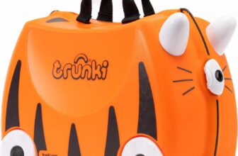 Trunki Childrens Ride-On Suitcase and Kids Hand Luggage Perfect Toy Gift for Toddler Boys & Girls: Tipu Tiger (Orange)