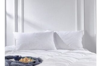 Two Pack White Medium Support Pillows 48x74cm
