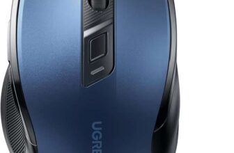 UGREEN 40dB Silent Wireless Mouse, Ultralight & Ergonomic Pink I Blue(Prime) UGREEN Group Limited UK / FBA