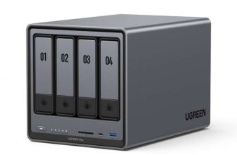 UGREEN NASync DXP4800 4-Bay Desktop NAS, Intel Pentium Gold 8505 5-Core CPU, 8GB DDR5 RAM, 128G SSD. Sold by UGREEN GROUP LIMITED UK / FBA