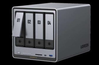 UGREEN NASync DXP4800 Pro 4-Bay NAS, Intel i3-1315U, 10GbE 2.5GbE, 2x M.2, 4K HDMI (Diskless)