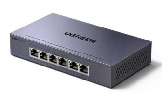 UGREEN POE 6 Port Gigabit Network Switch, 4 PoE Ports & 2 Gigabit Ports Ethernet Splitter, 802.3af/at 30W, 60W Total UGREEN UK /FBA