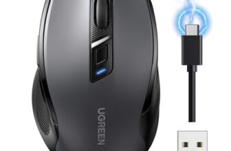 UGREEN Wireless Mouse, Bluetooth Mouse & USB Dual Modes Computer Mouse,