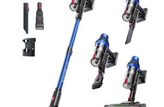 UNINELL Cordless Vacuum Cleaner,45Kpa/500W Powerful Stick Vacuum Cleaner