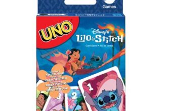 UNO Disney Lilo and Stitch Card Game for All Ages