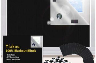 Ultimate 100% Blackout Blind Portable Stick-On ,Black 200x145cm