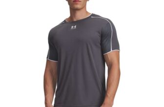 Under Armour Mens Short Sleeve Performance Gym Top – Castlerock Size L