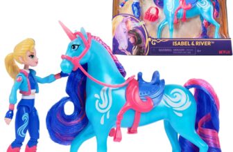 Unicorn Academy, Isabel & River Set with 2 Riding Accessories and Hair Styling Tool, Dolls and Unicorn Toys for Girls Aged 4 and up