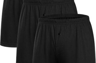 Uniexcosm Mens Boxer Shorts Loose Fit 100% Cotton Boxer Shorts Loose Boxers Breathable Multipack Underwear Trunks 2B 3XL