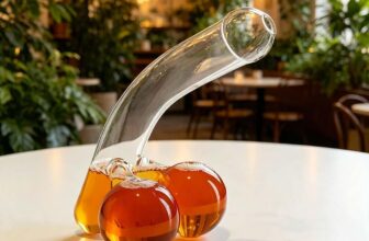 Unique Whiskey Decanter for Men, Funny Glass Wine Dispenser, Gift for Boyfriend, Husband, Creative Liquor Decanter for Bar, Party, Anniversary or Bachelor Events (400ml)