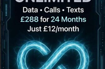 Unlimited 5G Data for 24 Months Only £12 m (EE network partner)