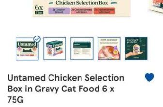 Untamed cat food buy one get one free and reduced to £7