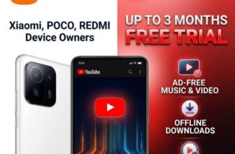 Up to 3 Months Free YouTube Premium for Eligible Xiaomi, POCO & REDMI Device Owners – With Purchase – New Subscribers