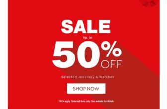 Up to 50% off Selected Jewellery & Watches