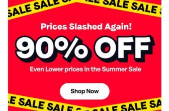 Up to 90% off Summer Sale, Prices Starting from 95p
