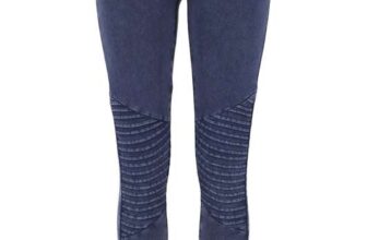Urban Classics Womens/Ladies Jersey Denim Look Leggings – Size Medium